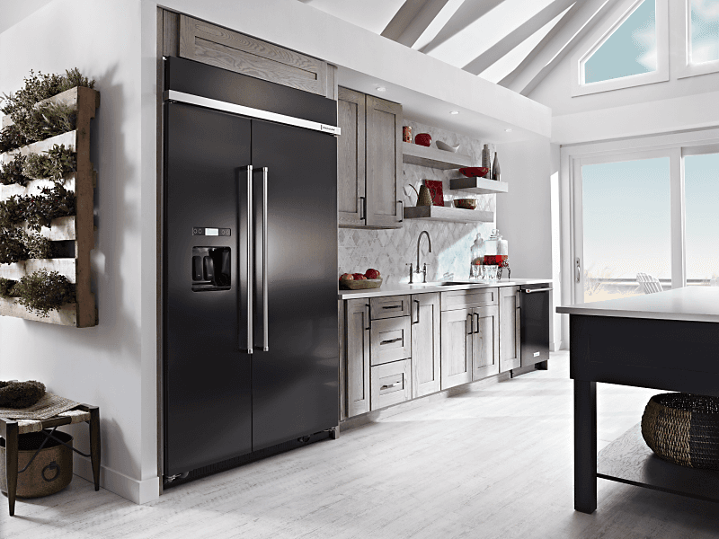 Oversized Refrigerator That Dominates The Room