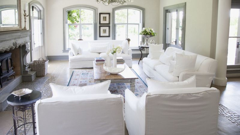 Impractical White Upholstery