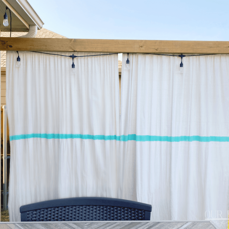 Painted Canvas Drop Cloth Panels