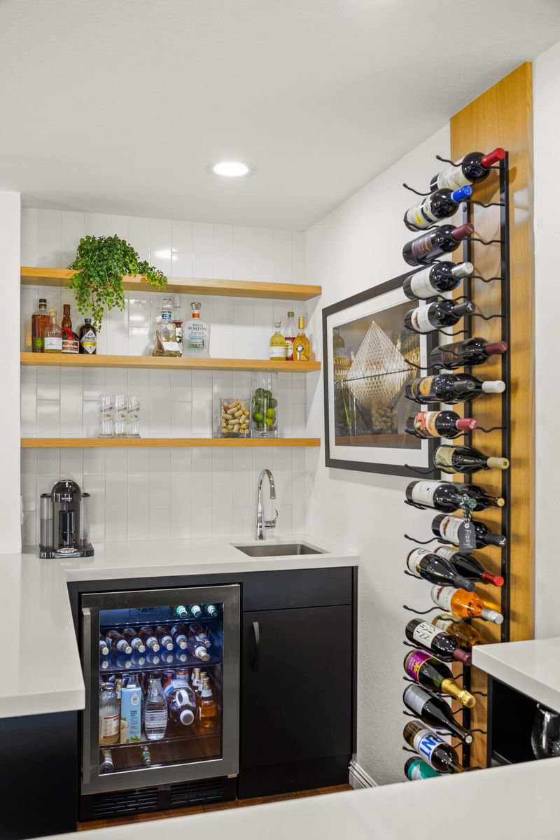 Wall-to-Wall Open Wine Storage