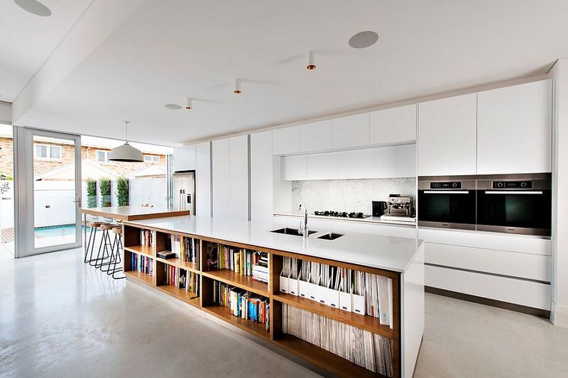 Island Integration with Book Storage
