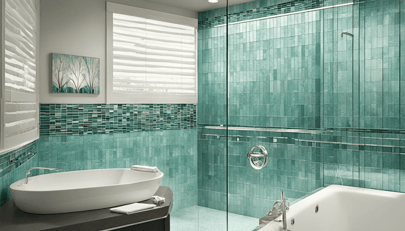 Glass Tile Flooring
