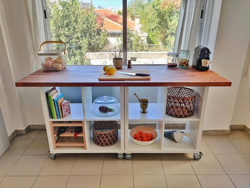 Custom Kitchen Island from KALLAX