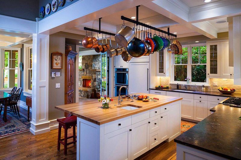 Pot Racks Over Islands