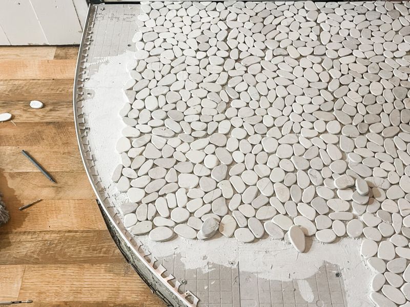 Pebble Mosaic Floor Meditation