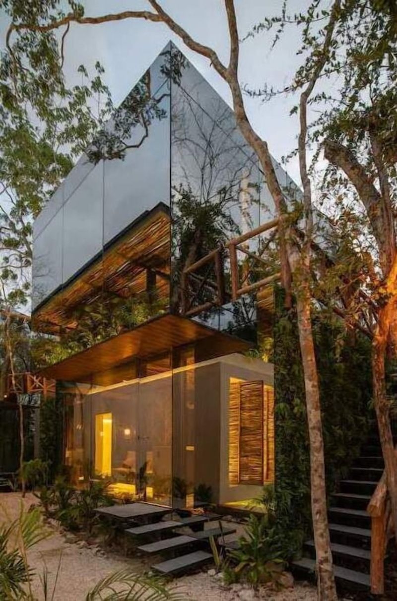 Mexican Mirrored Micro-Home