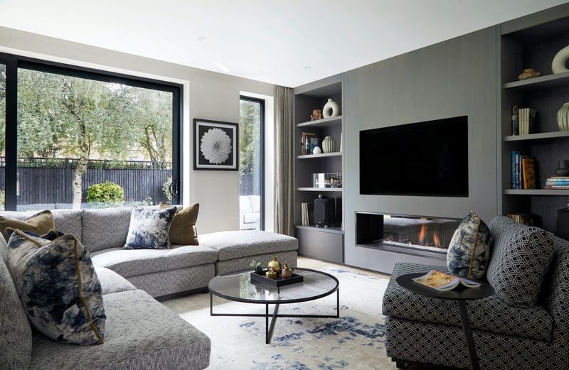 Symmetrical Furniture Arrangement
