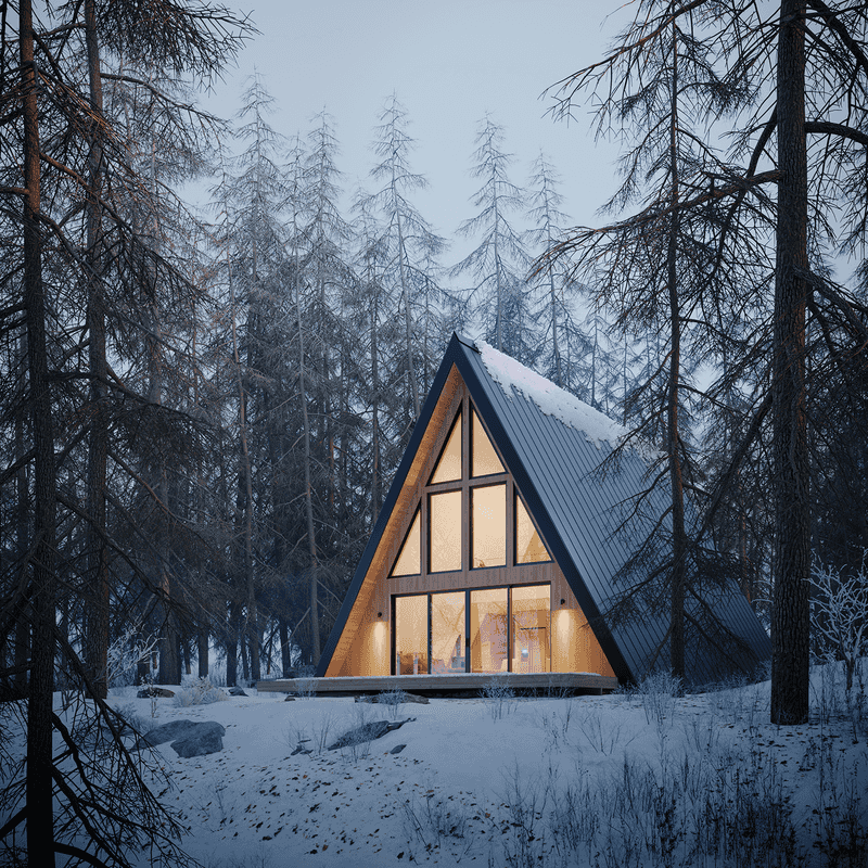 A-Frame Alpine: Triangle Triumph