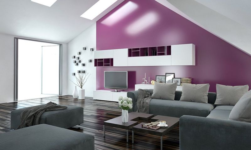 Aubergine And Silver