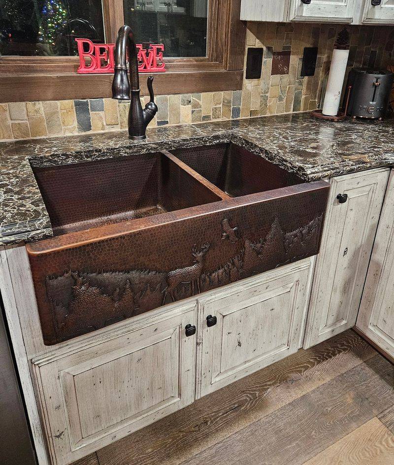 Farmhouse Sinks With Ornate Aprons