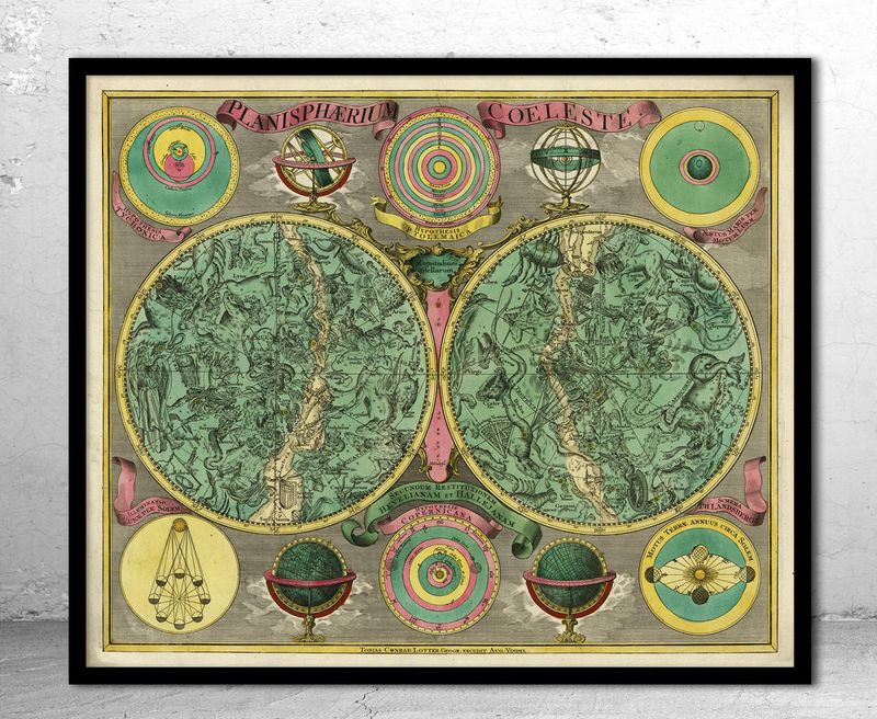 Vintage Astronomical Maps