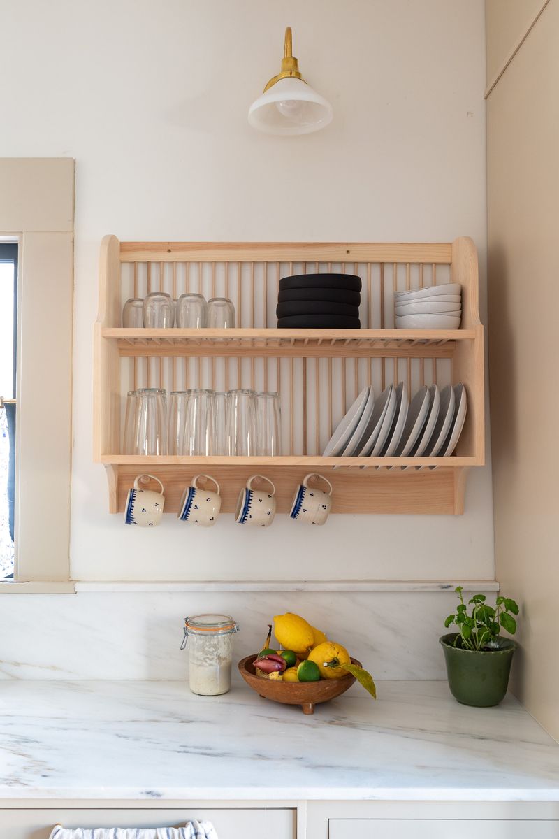 Ditch Upper Cabinets For Plate Racks