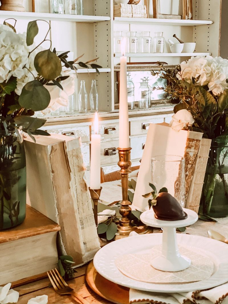 Use Antique Books as Sculptural Elements