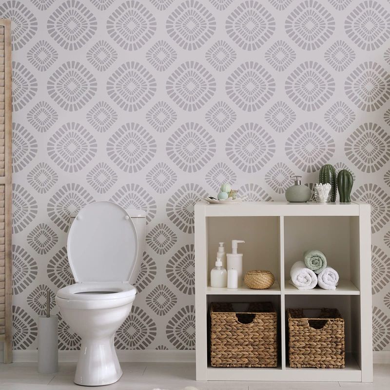 Paint Stenciled Patterns