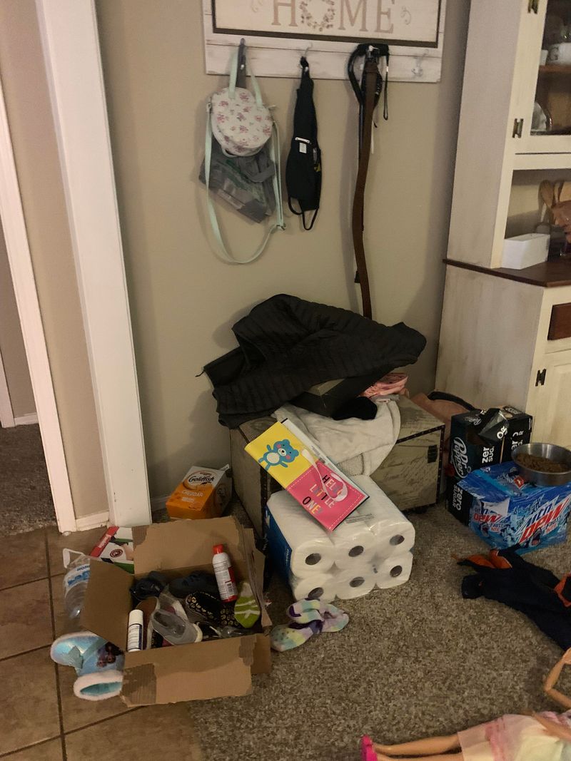 Neglected Entryway Organization