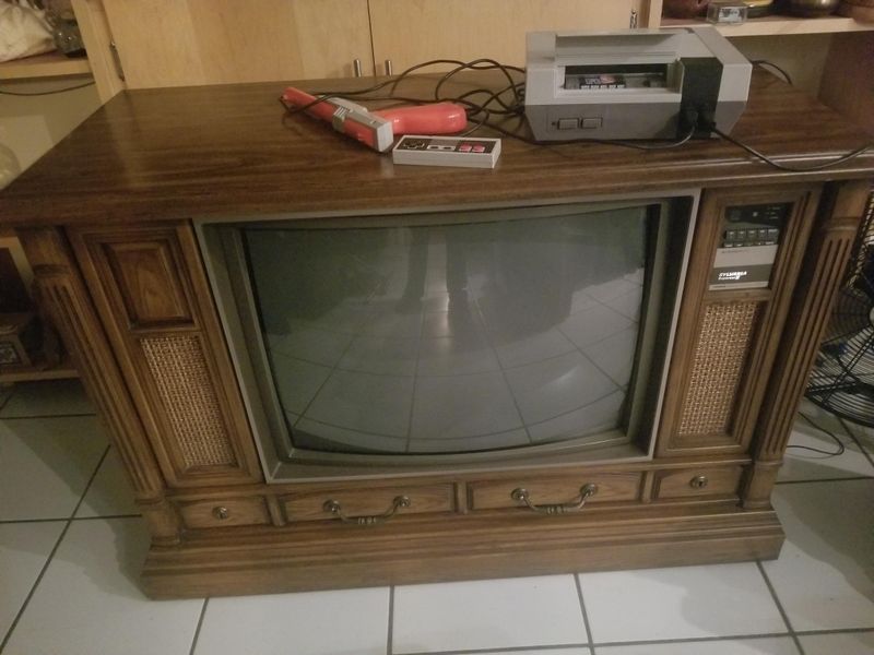 Bulky Tube TVs and Outdated Electronics