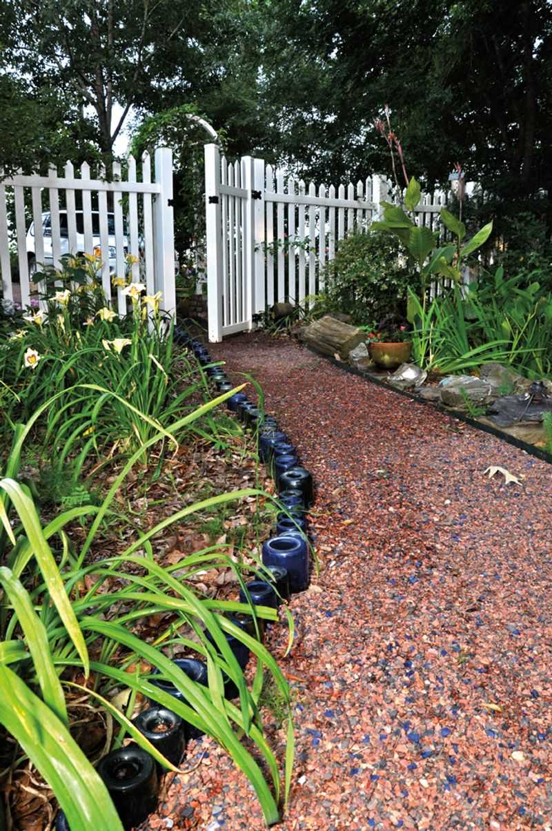 Wine Bottle Border Path