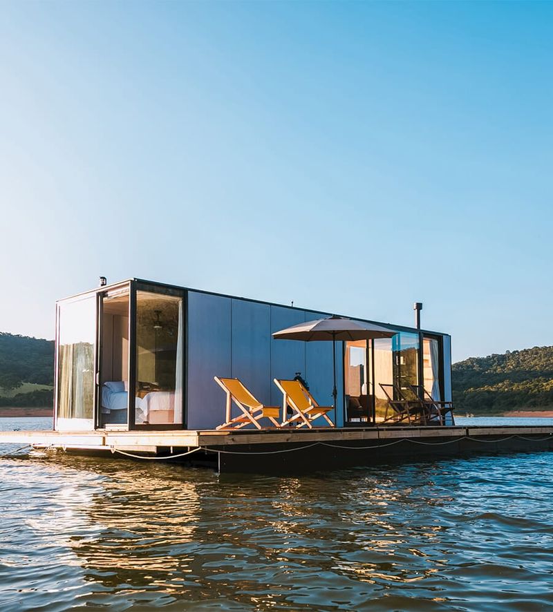 Floating Aqua Home