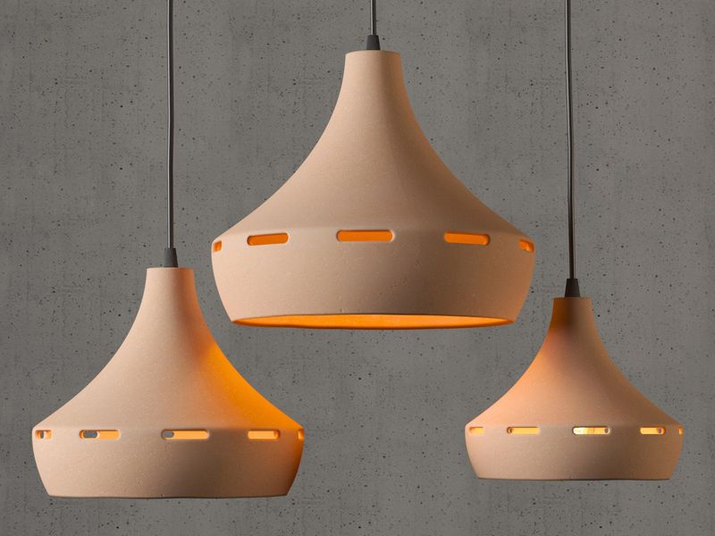 Clay-Finish Pendant Lights