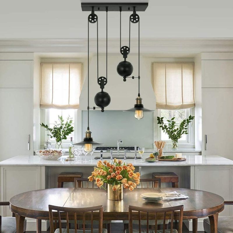 Pulley Pendant Lights