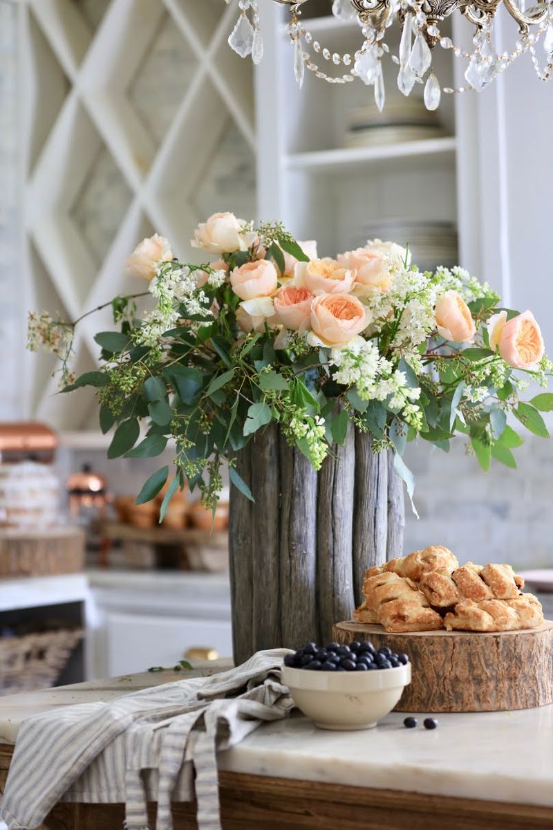 Add Fresh Flowers in Simple Arrangements