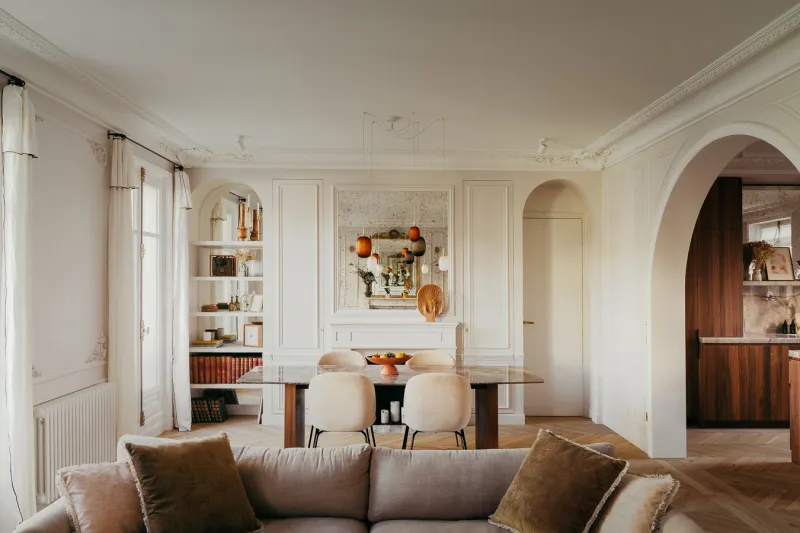 Display Open Shelving with Curated Items