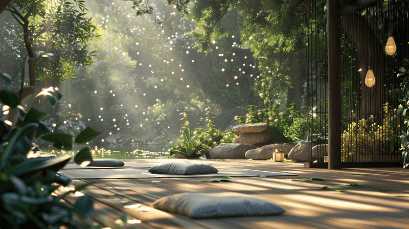 Meditation Gardens with Ancient Trees