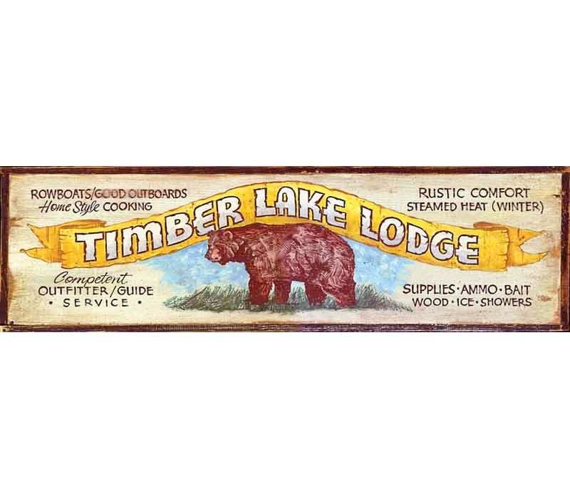 Vintage Lake Signs