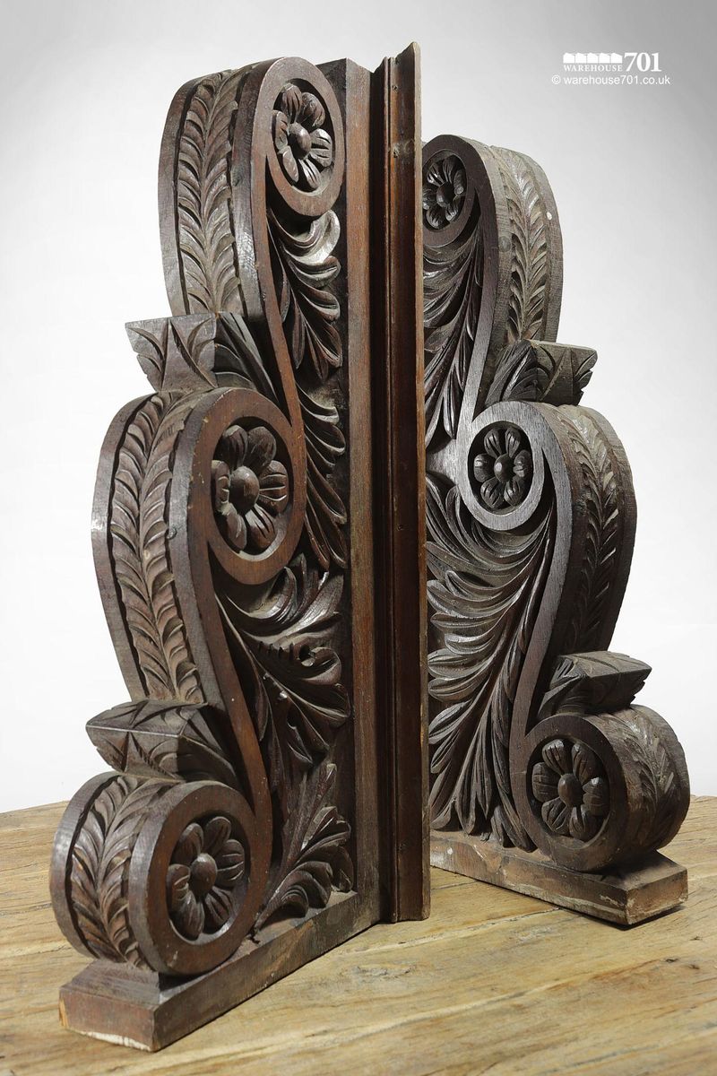 Carved Wooden Corbels