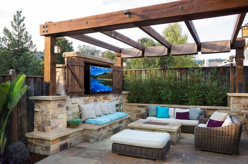 Create an Outdoor Entertainment Center
