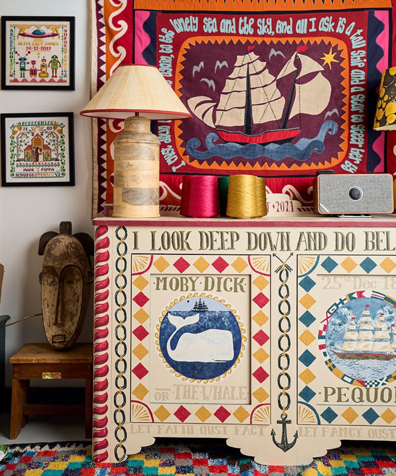 Painted Folk Art Motifs