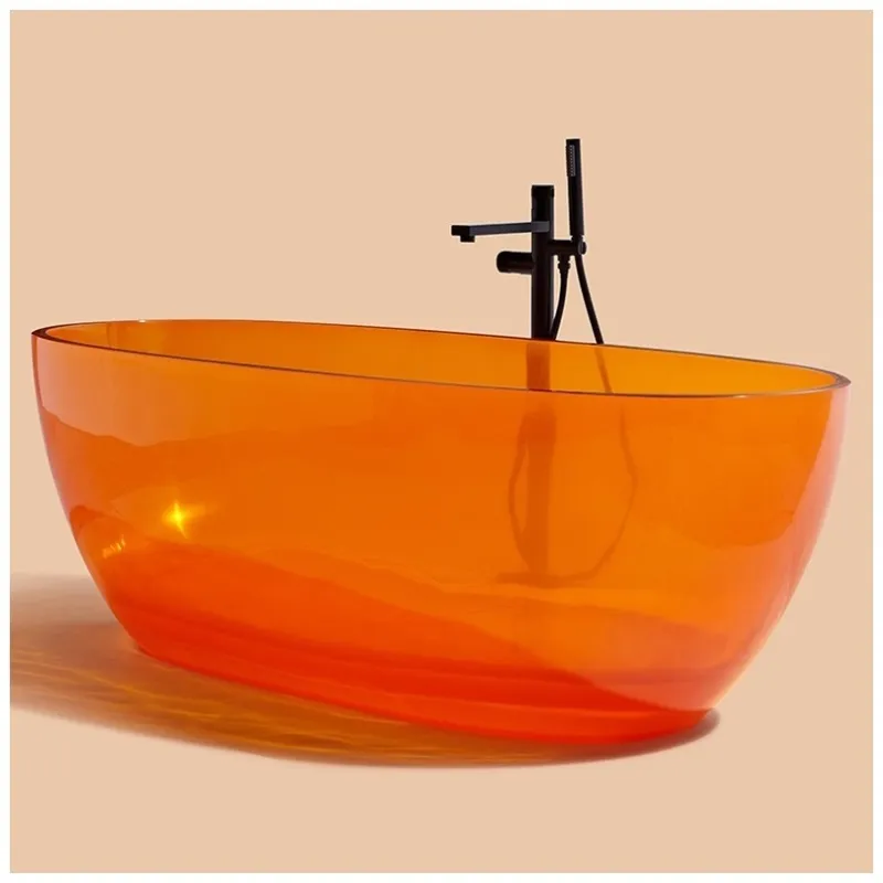 Handblown Glass Bathtub