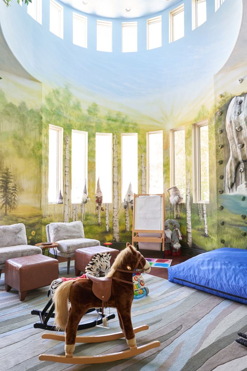 Children's Playroom's Gilded Nursery