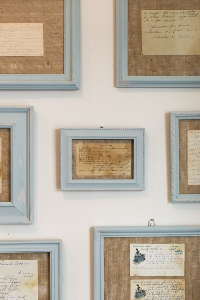 Kitschy Recipe Card Display