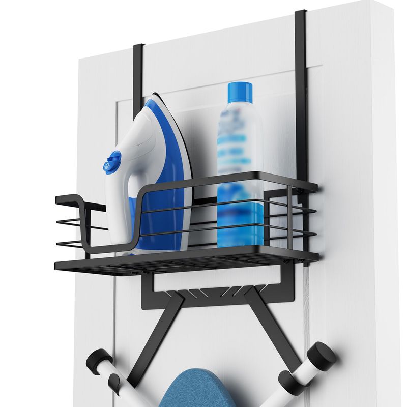 Over-the-Door Ironing Board Holder