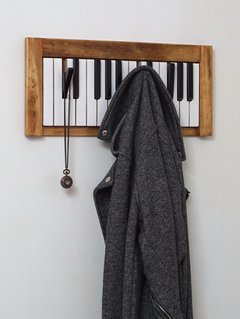 Piano Key Coat Rack