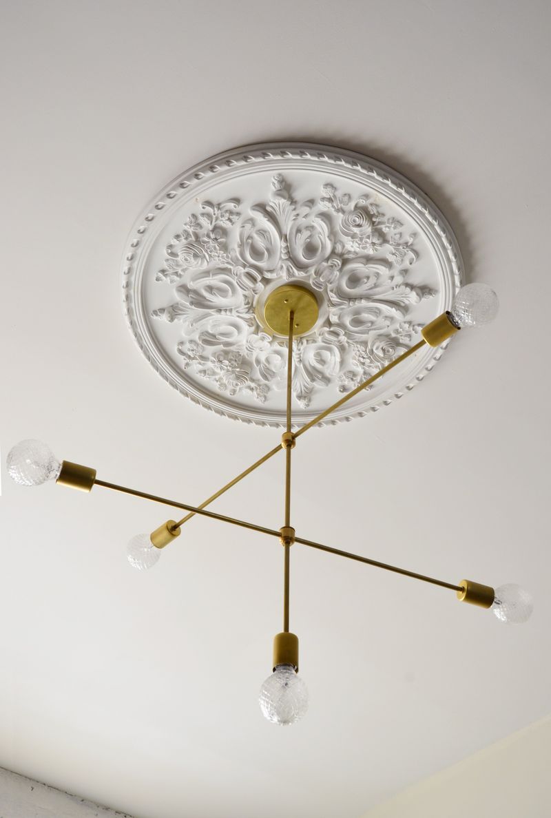 Ceiling Medallions That Aren't Collecting Cobwebs