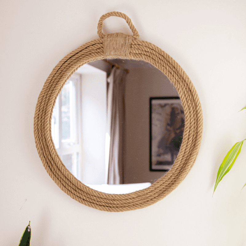 Rope-Wrapped Mirror