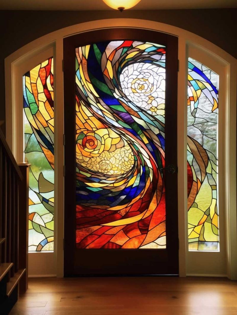 Stained Glass Inserts Add Artistic Flair