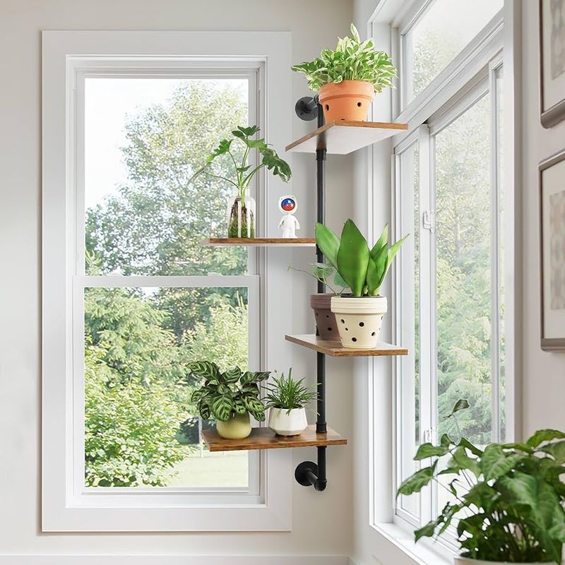 Floating Corner Shelves