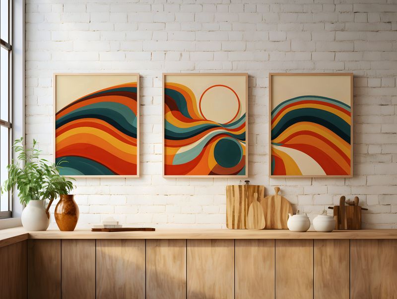 Choose Abstract Art and Textile Wall Hangings