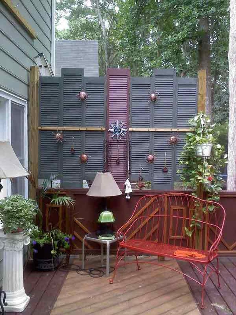 Repurposed Window Shutters