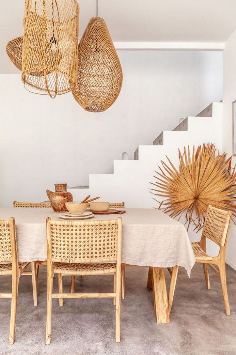 Rattan Furniture That Escaped the Patio