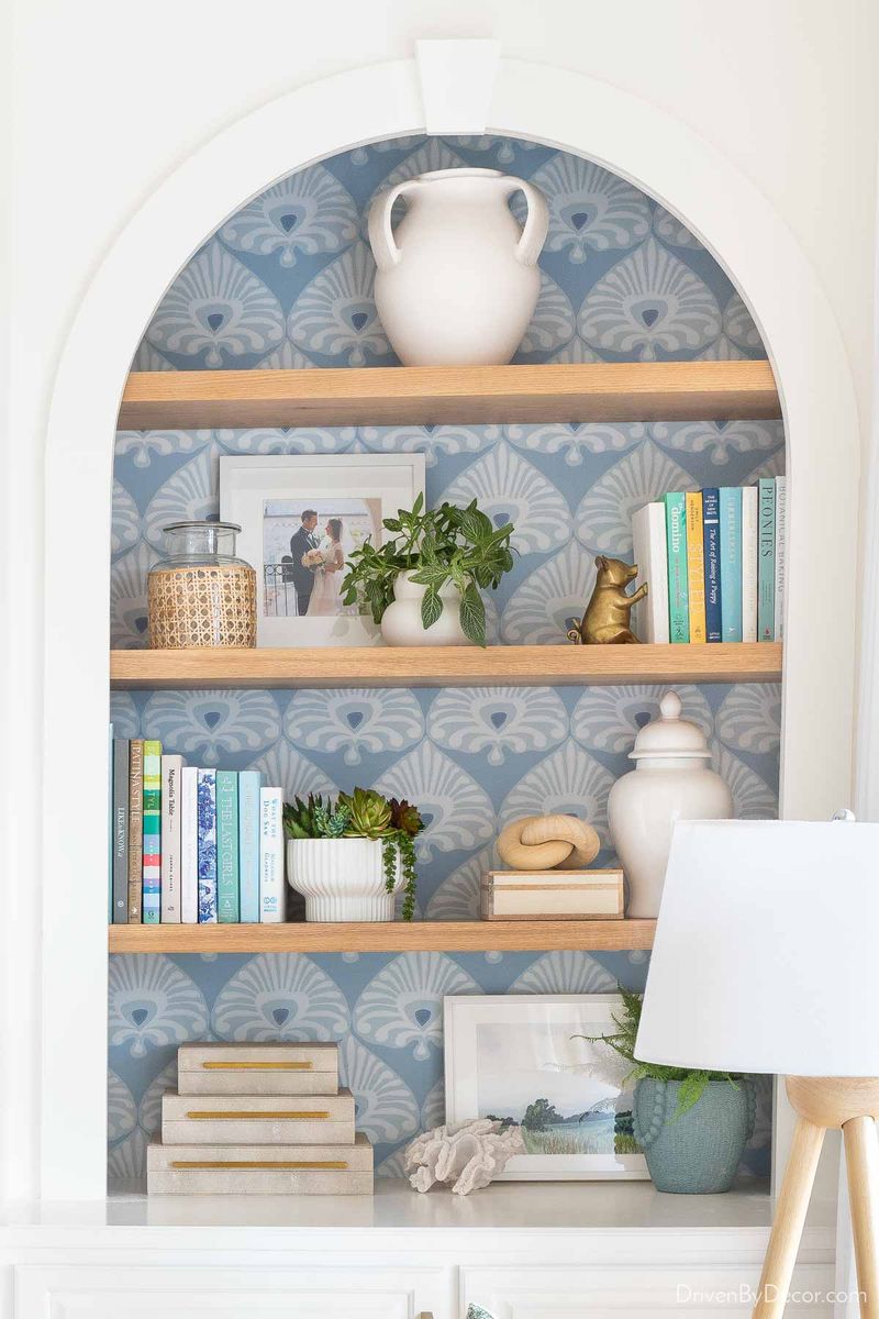 Paint Shelf Backs in Accent Colors