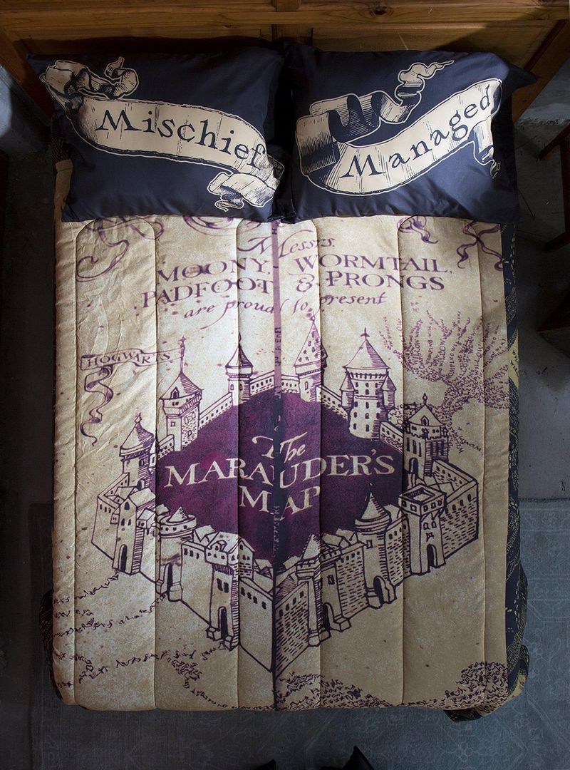Marauder's Map Bedding