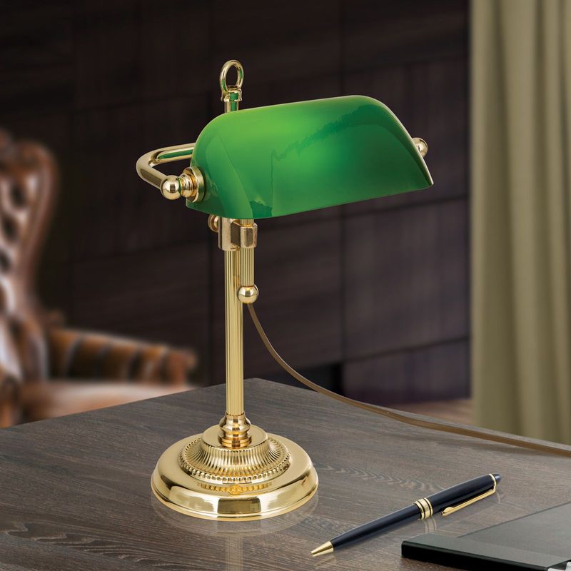 Brass Library Lamps