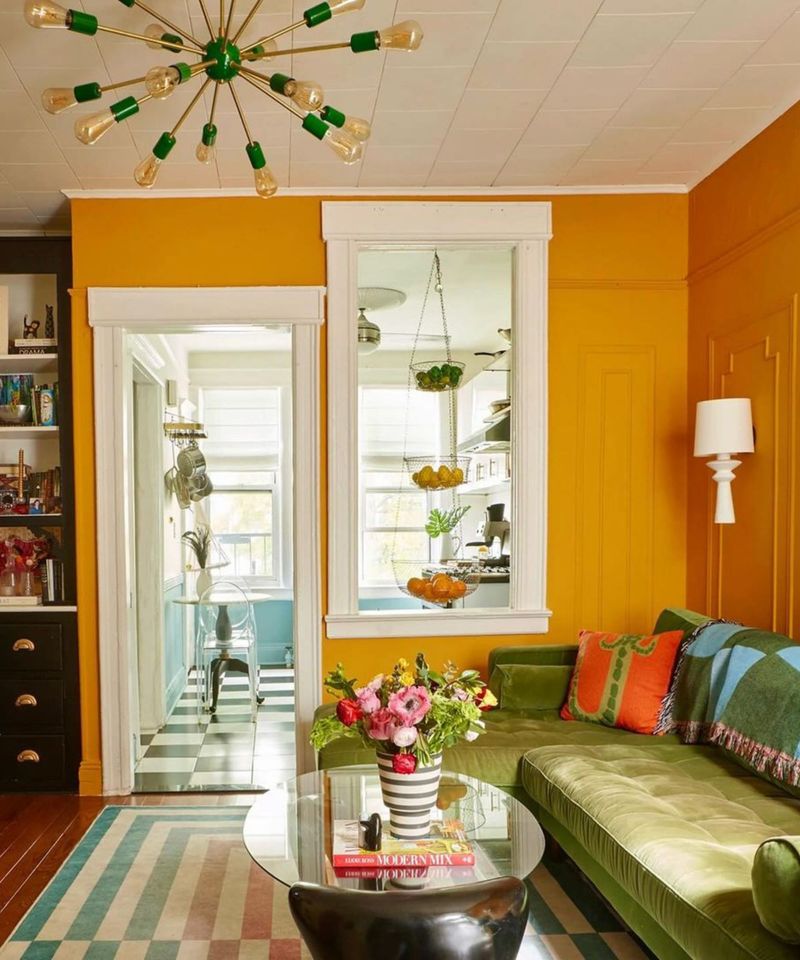 Accent Walls in Bold Colors