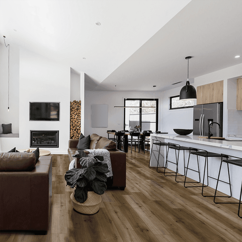 Install Continuous Flooring Throughout