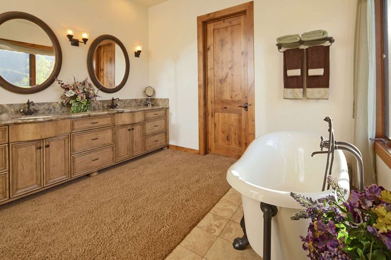 Wall-to-Wall Carpet In Bathrooms