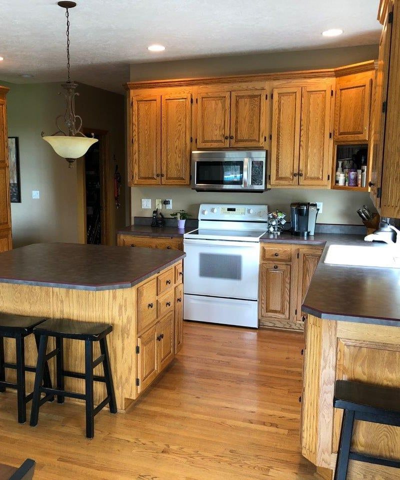 Honey-Tone Cabinets